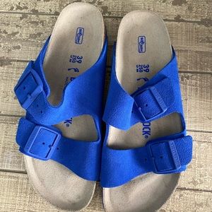 Birkenstock Arizona, Royal Blue, Size 39